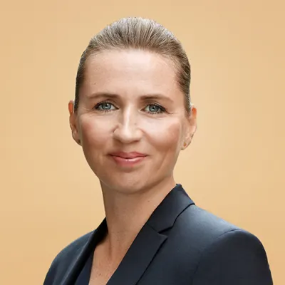 Portræt af Mette Frederiksen